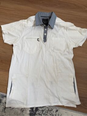 We the People MenWhite Short-Sleeve Polo Shirt